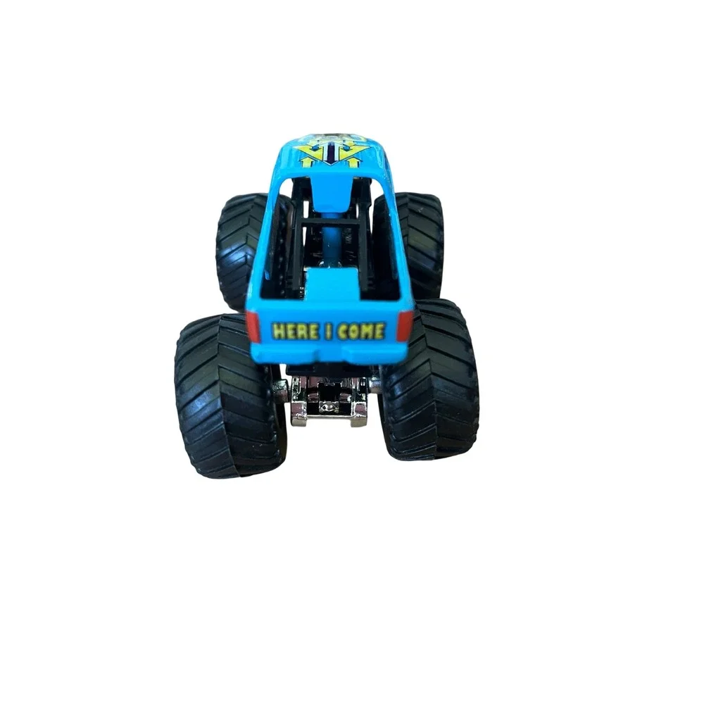 Hot Wheels Monster Jam Backwards Bob Kids 1:64 Blue Diecast Monster Truck Rare